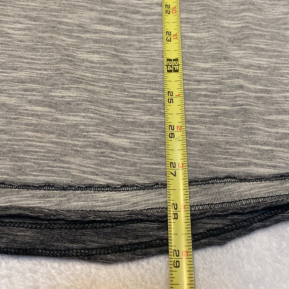 NWT AFFLICTION Size L Gray Short Sleeve Shirt Cut Out Neckline MSRP $54 - Picture 10 of 15